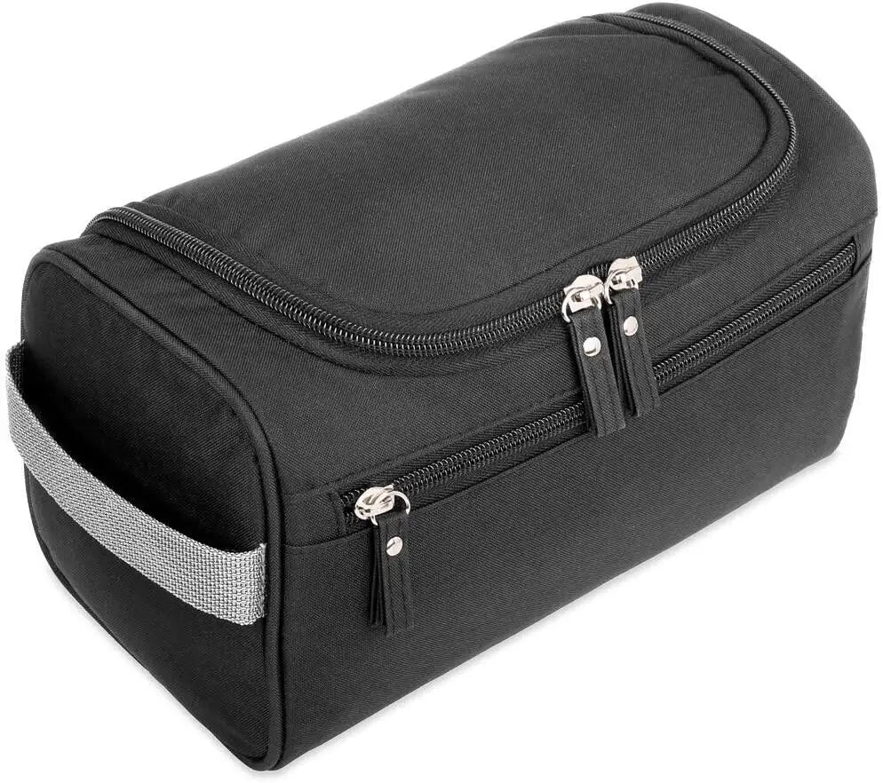 Portable Makeup Bag Unisex Capacity Waterproof Cosmetic Organizer Toiletry Hanging Case Pouch for Women Men Wash Shaving Make Up