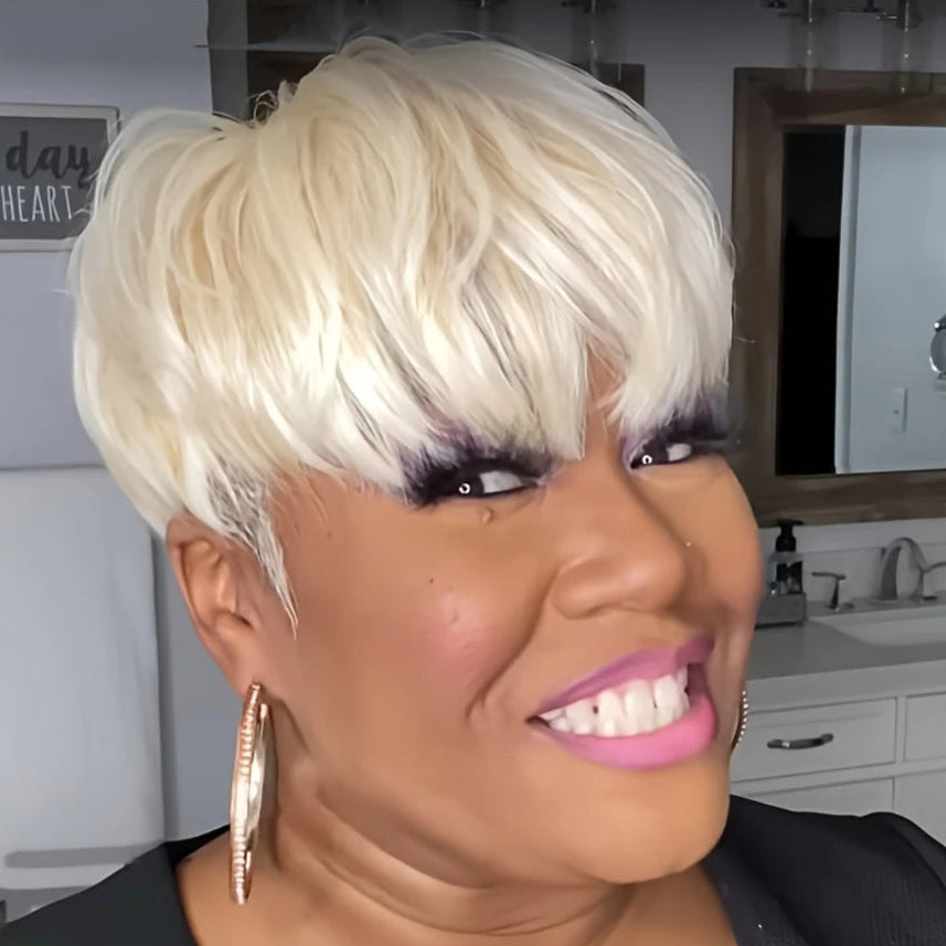 613 Blonde Pixie Wig
