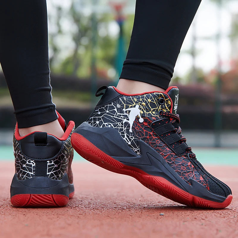 Zapatillas de baloncesto para niños – Antideslizantes, transpirables y diseñadas para el juego activo