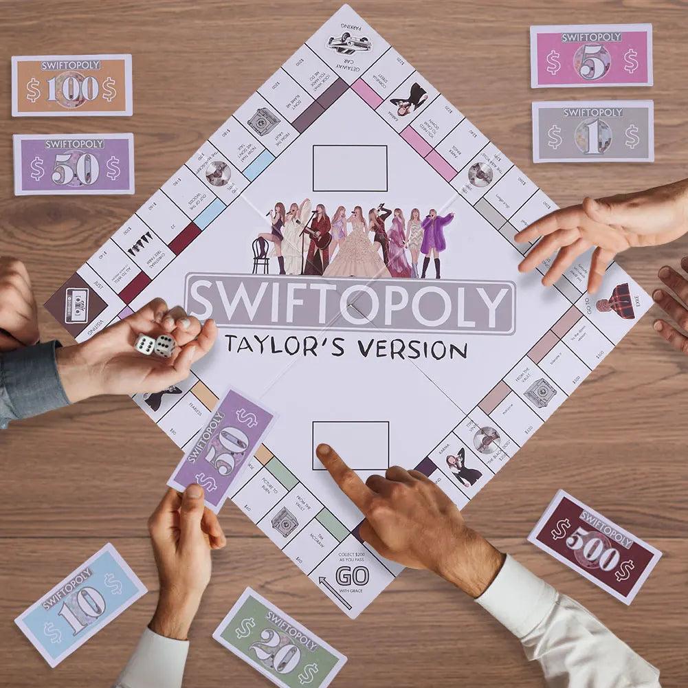 Board Game Fun Party Family Interactive Chess Games Swiftopoly Board Game Adults Fans Interactive Board Gam