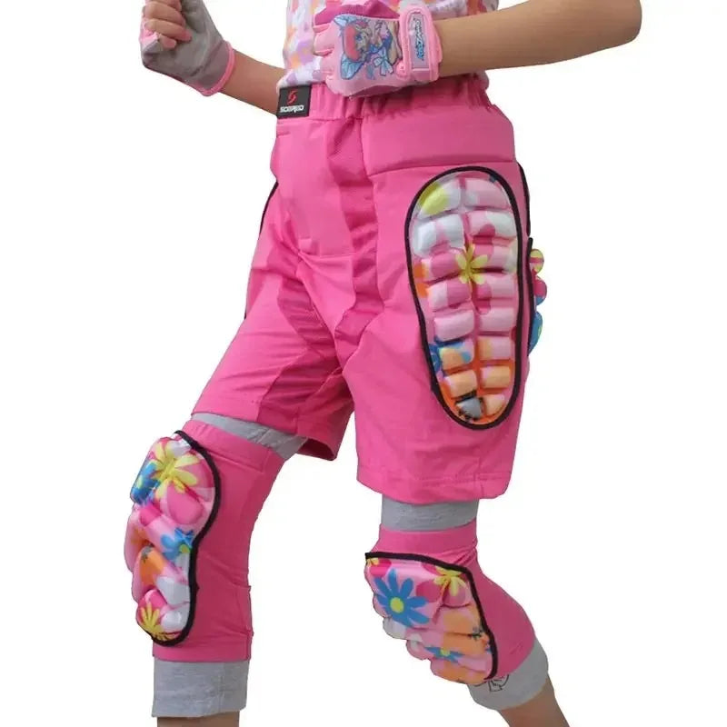 Pantalones cortos de esquí y snowboard, de EVA, con almohadilla protectora de cadera 3D para niños, equipo de protección para patinaje y equitación, protector acolchado resistente a caídas.