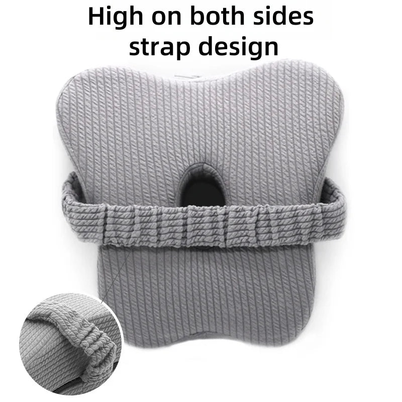 Almohada de espuma viscoelástica para piernas, almohada de cama para embarazadas, almohada de relajación para rodillas para ancianos, almohada para dormir de lado para aliviar el estrés