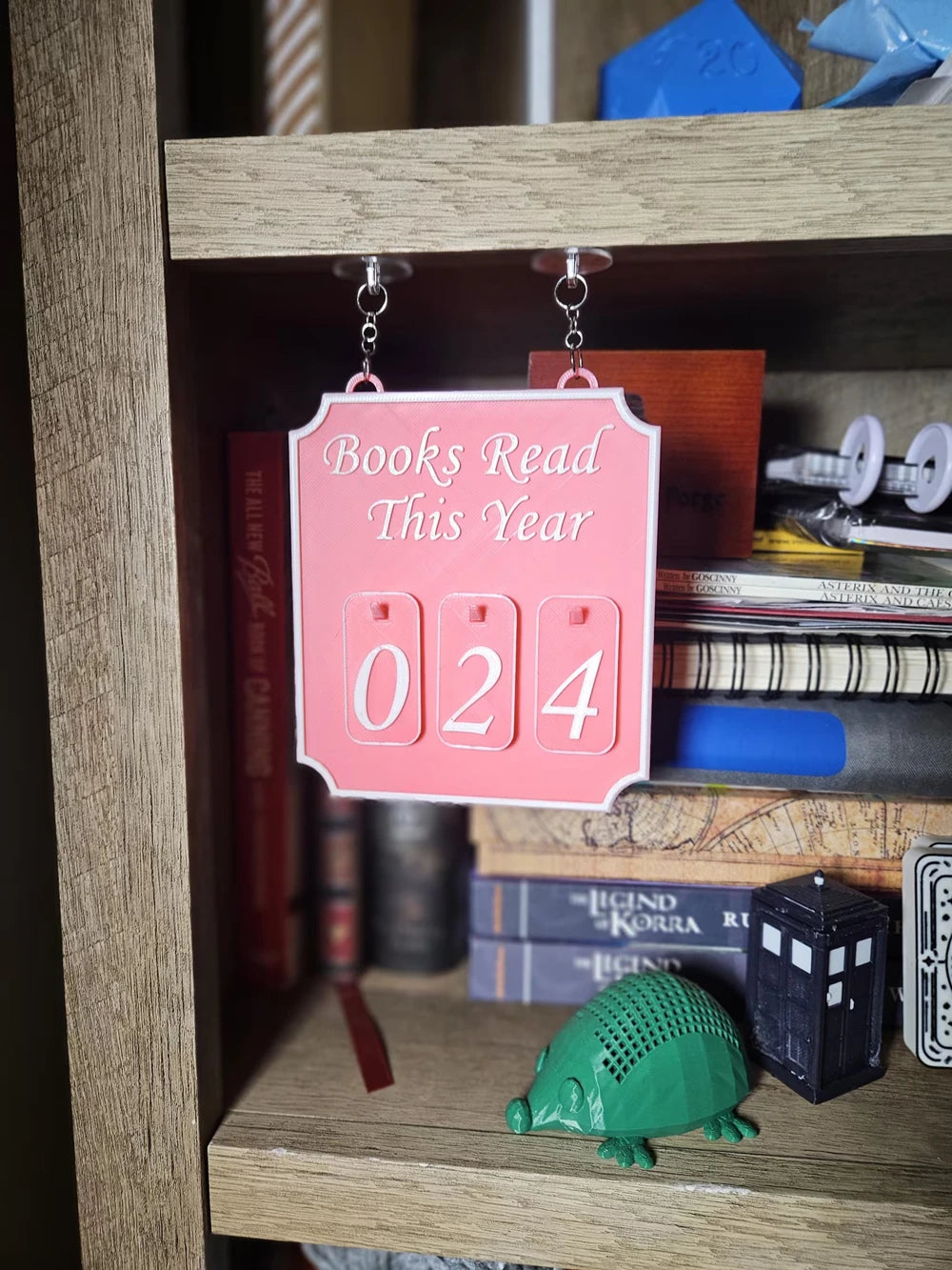 New Hanging Bookshelf Counter Bookish Decor Reading Record Board Hanging Bookshelf Decoration Home Festival Decoration Gifts