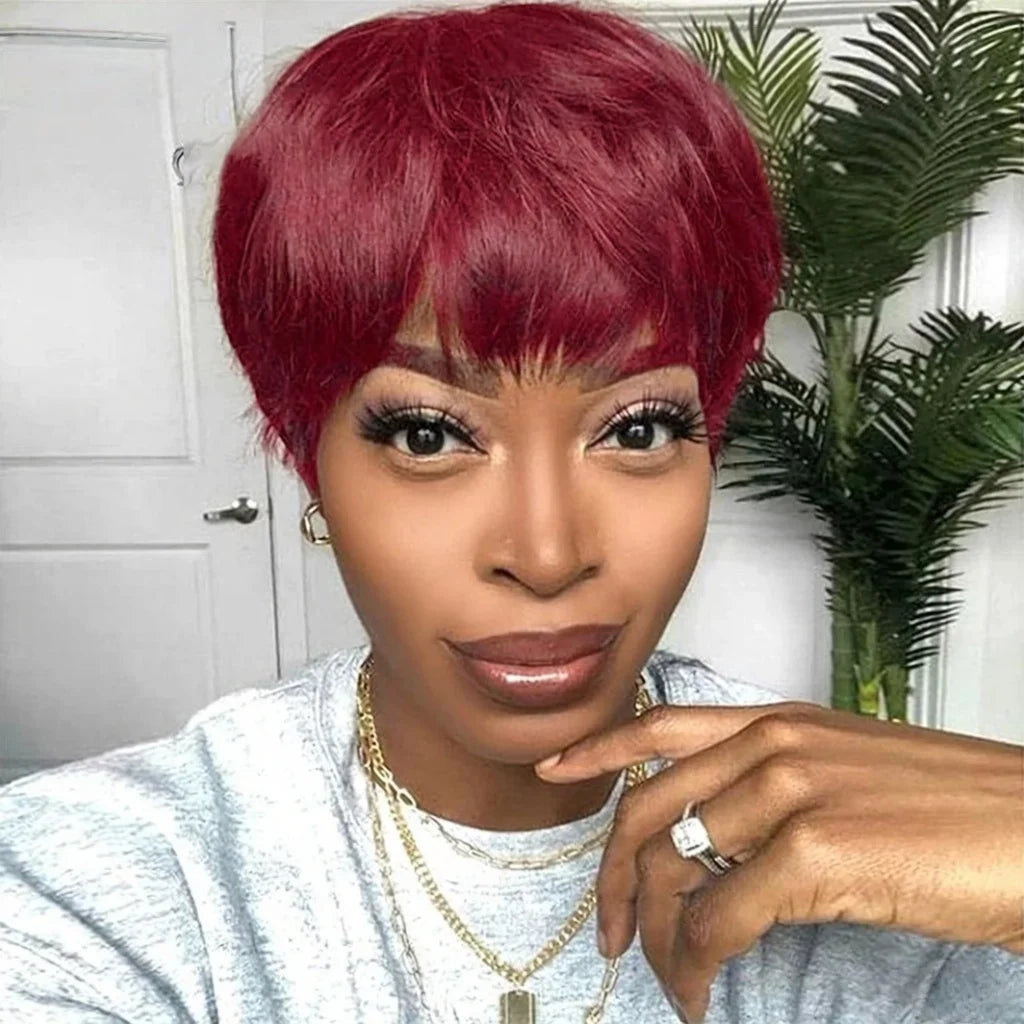 Pixie Cut Human Hair Wig