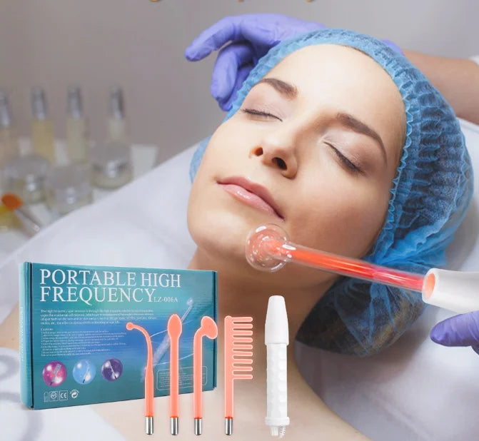 Handheld Portable 4 In1 Facial Wand Machine Skin Tightening Wand