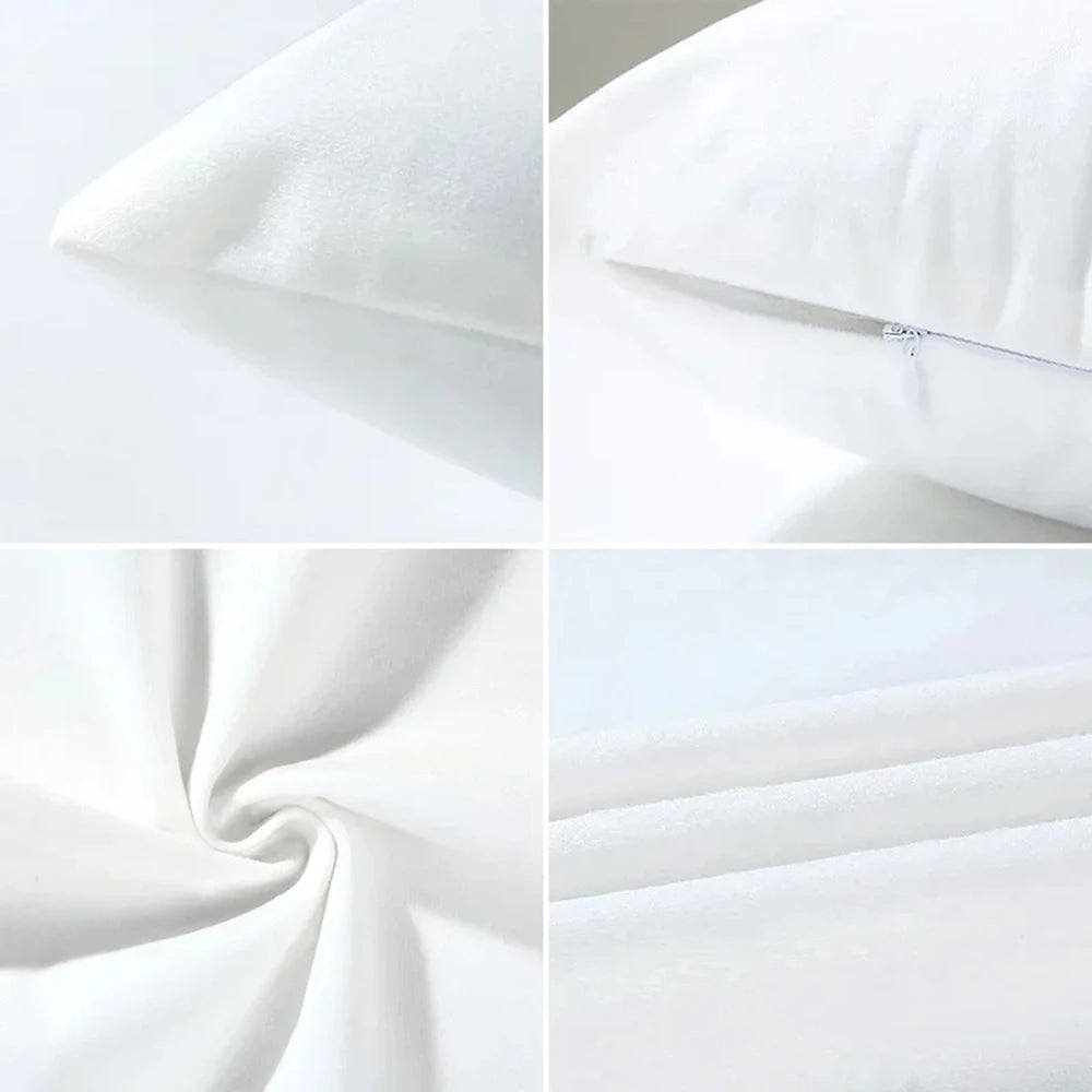 K-kpop D-Demon H-Hunters Pillow Case Short plush Double-sided Print Square Throw Pillow Covers Sofa Home Cushion Decor