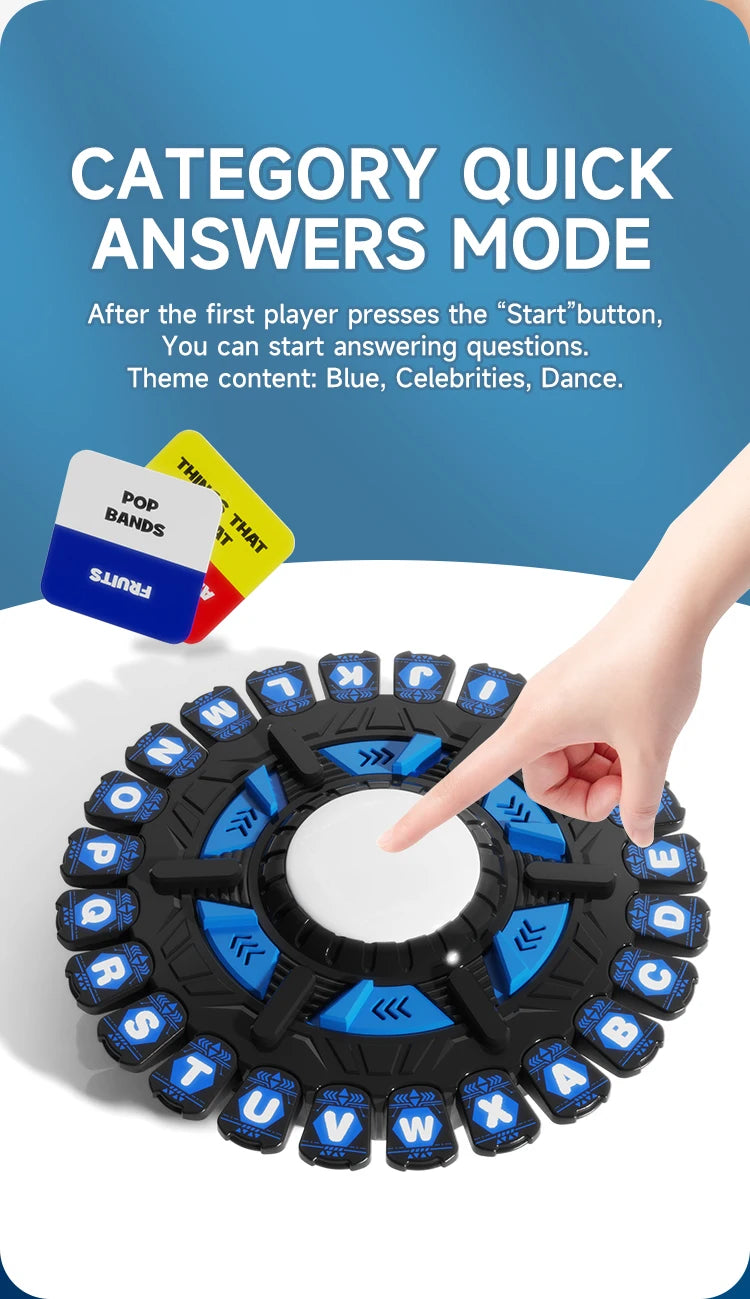 New  Game-English GameS Version Quick Thinking Letter Pressing Board Game  Board Role-Playing Games