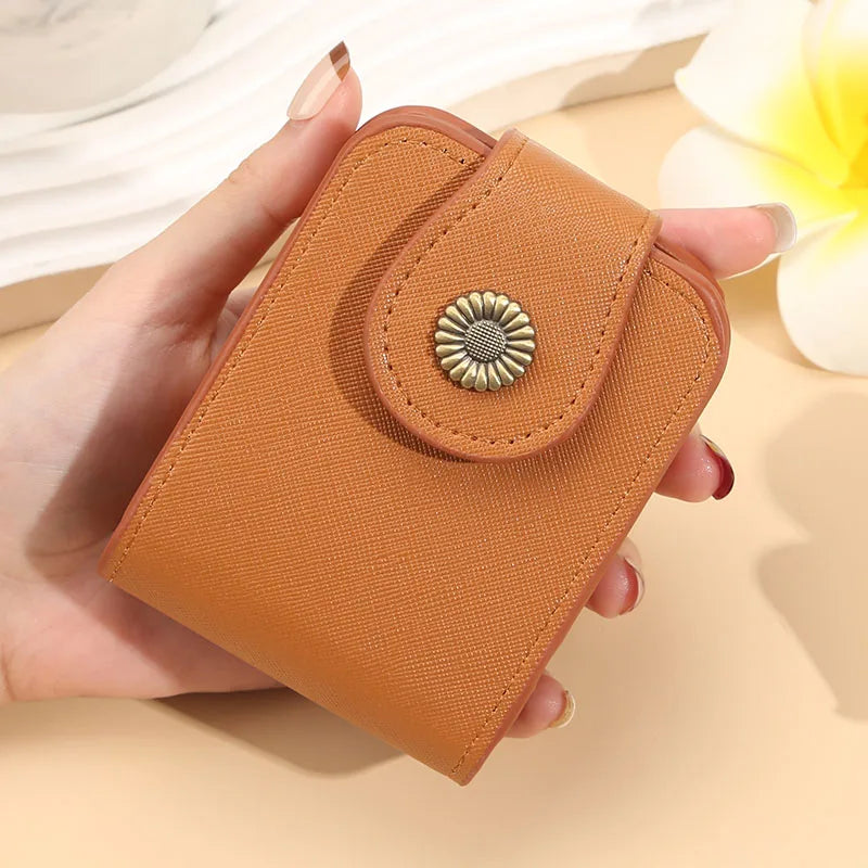 Makeup bag small women's portable makeup box with mirror mouth red envelope storage bag mini women's bag
