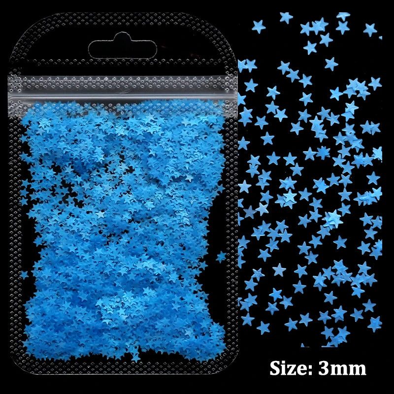2g Holographic Nail Art Glitter Shiny Sweet Love Red Heart Flakes Sequins 3D Nail Paillette Manicure Valentine's Day Decorations