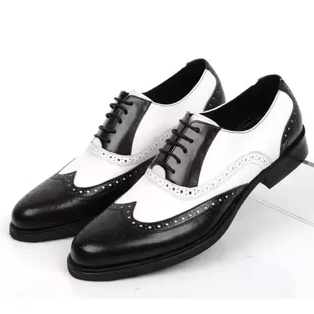Designer's Classic Men's Formal Shoes, Lace Up Shoes, Plus Size Pointed Business Casual Comfortable Men's Wedding Formal Shoes