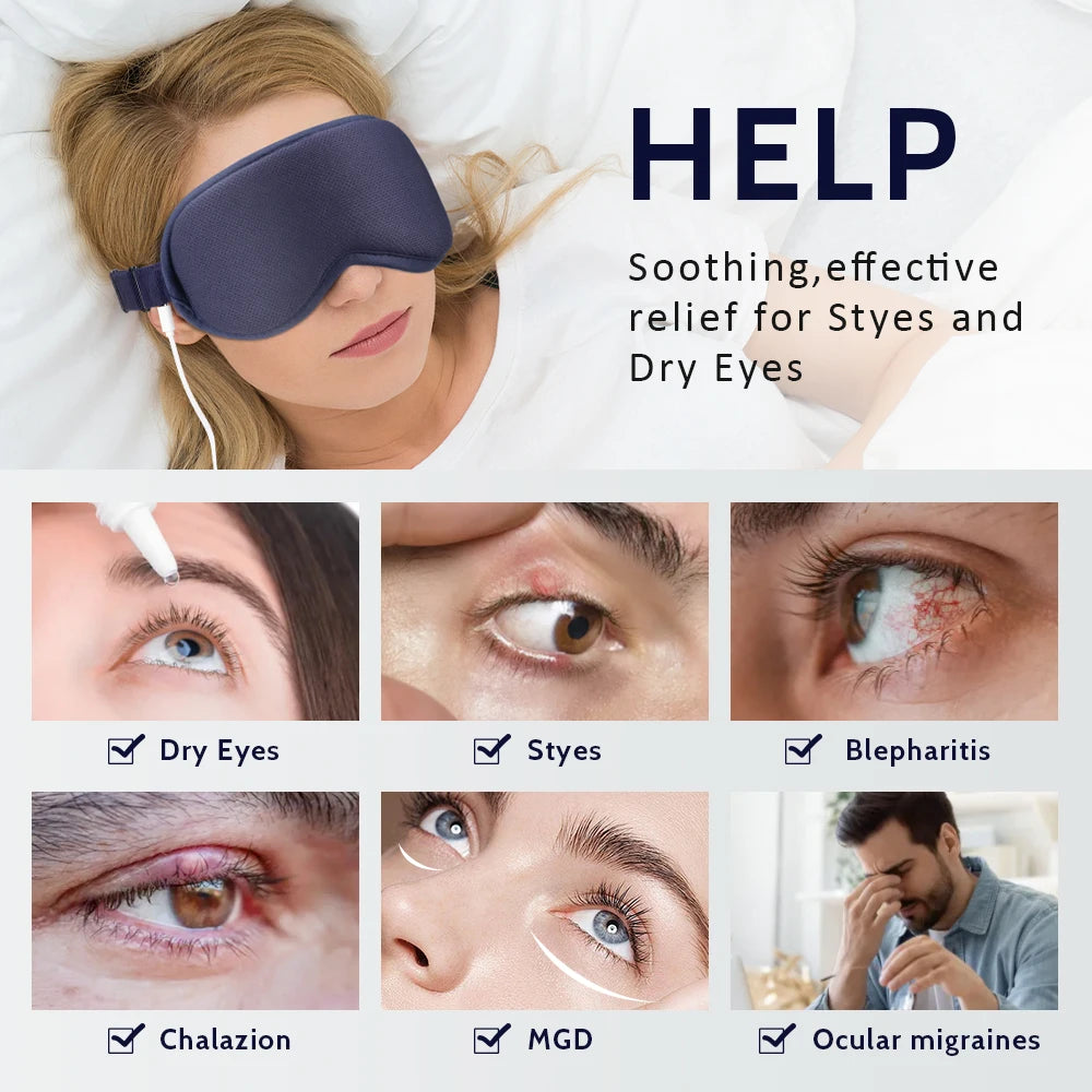 3D Heated Eye Mask
