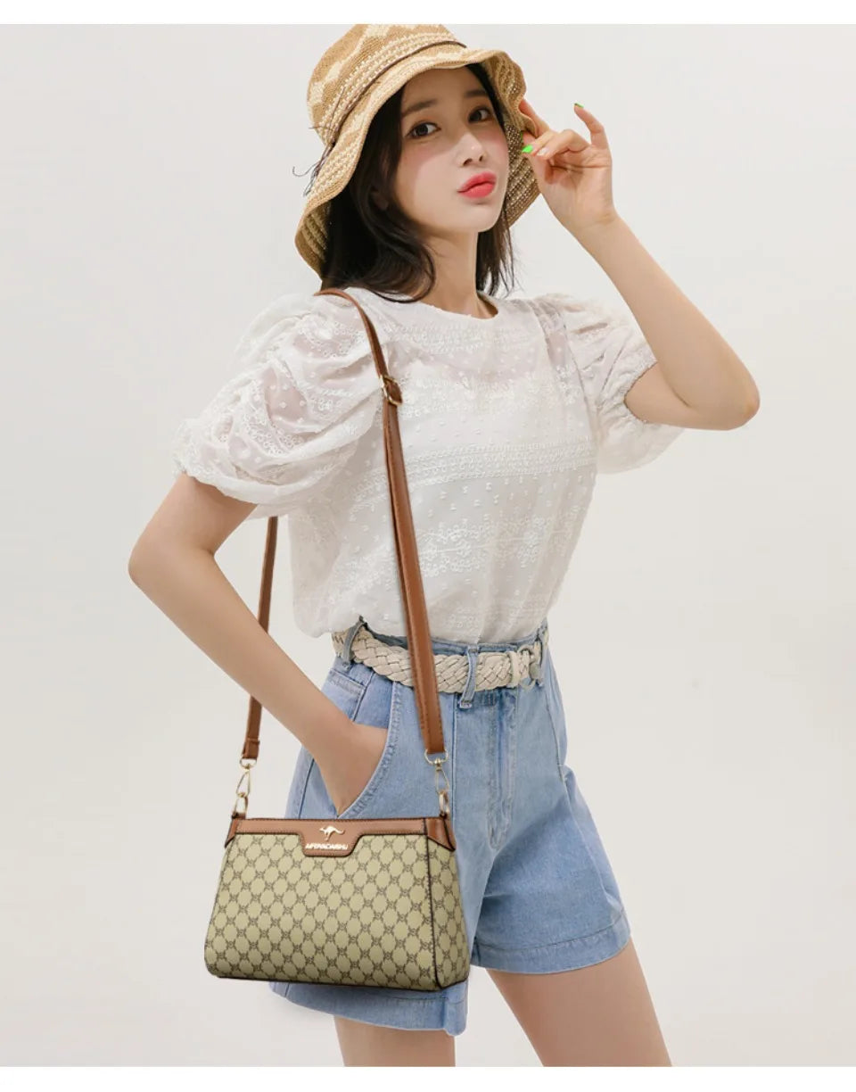 Luxury Designer Ladies Handbags High Quality Leather Shoulder Bags for Women 2025 Female Crossbody Bag Purses and Handbags Sac