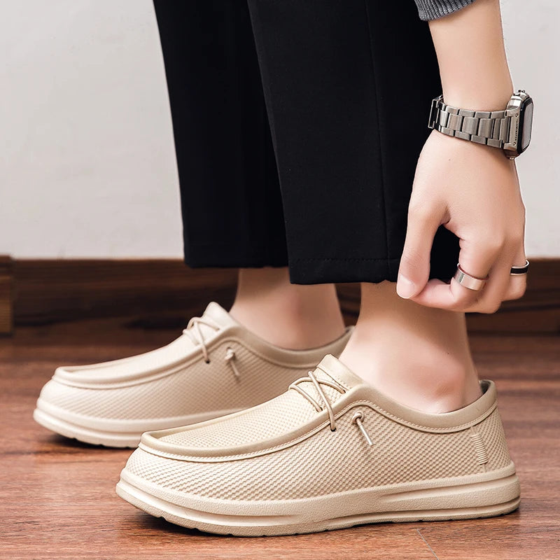 Men's Kitchen Working Shoes Non-slip Waterproof Chef Shoes  Fashion Men Casual Work Shoes Outdoor Water Shoes Plus Size 40-47