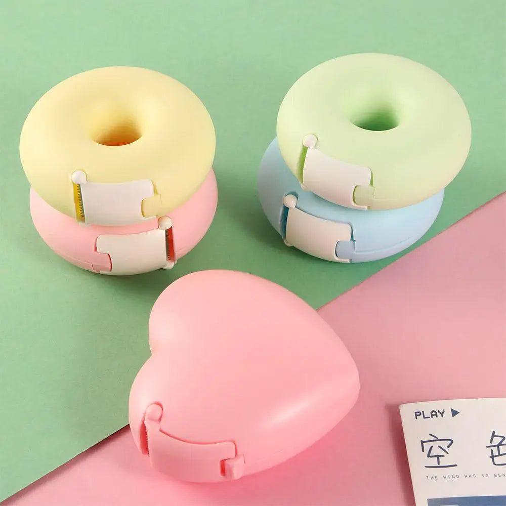Girls Easy Tear Cosmetic Tools Candy Color Eyelash Extension Tape Cutter Tape Cutter Grafting Eyelash Adhesive Tape Holder