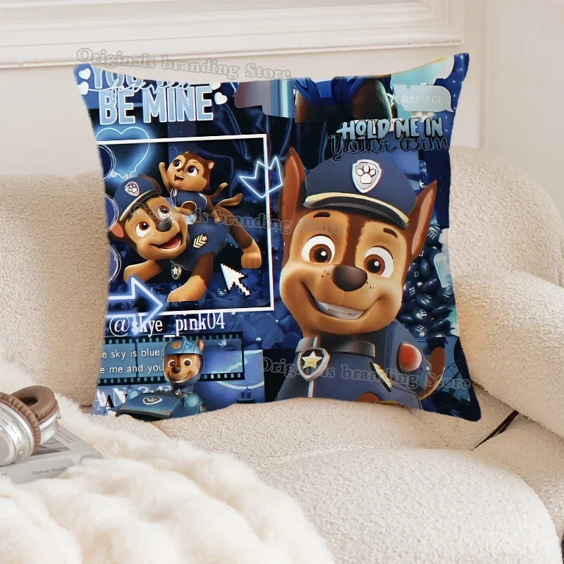 Paw Patrols Pillowcases Cartoon Anime Kawaii Pillow Covers Cute Pillow Cases Kids Bedroom Room Home Decoration Birthday Gift