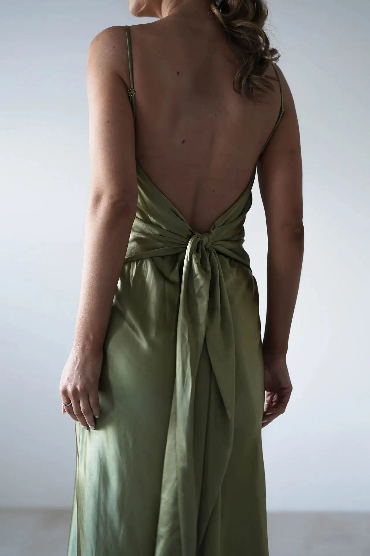 New Dresses  Woman Fashion Summer Women's Clothing Sexy Halter Satin Fashion Strappy Skirts