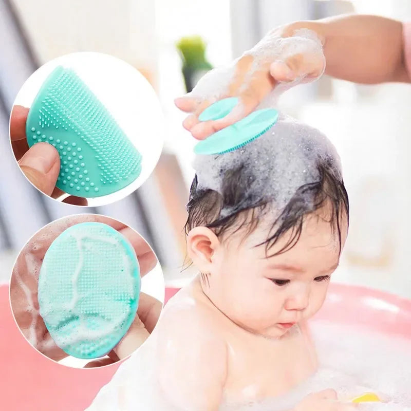 Silicone Cleaning Facial Washing Brush Face Cleanser Blackhead Removing Makeup Tool dense adhesive dot brush head Facial Brushes